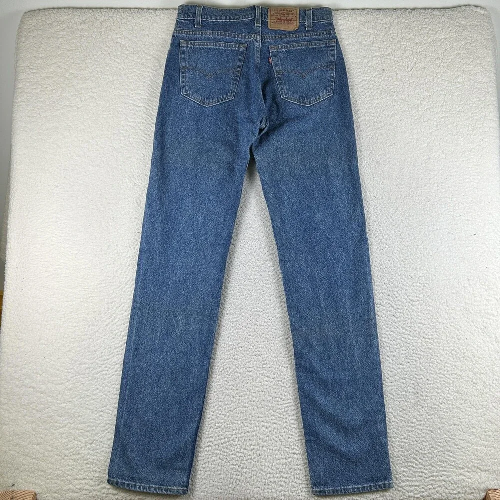 Vintage Levi's 505 Jeans Mens 32x36 Blue Denim Straight Leg Made In USA 90s